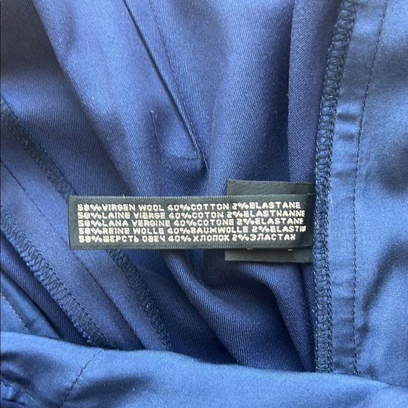 Ralph Lauren Black Label Navy Straight Leg Pants | 4 - Picture 5 of 6